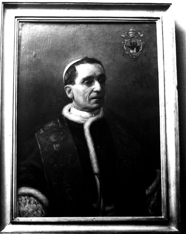 ritratto di papa Benedetto XV (dipinto) - ambito romano (sec. XX)